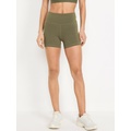 High-Waisted PowerSoft Biker Shorts -- 4-inch inseam