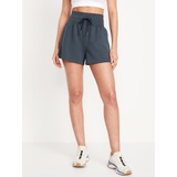 Extra High-Waisted Dynamic Fleece Shorts -- 3.5-inch inseam Hot Deal