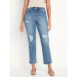 Curvy High-Waisted OG Straight Ankle Jeans