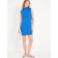 Mock-Neck Mini Dress Hot Deal