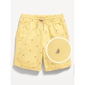 Printed Functional-Drawstring Shorts for Toddler Boys