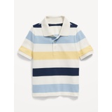 Printed Short-Sleeve Polo Shirt for Toddler Boys