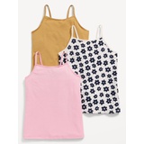 Fitted Cami Tank Tops 3-Pack for Toddler Girls Hot Deal