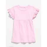 Short-Sleeve Ruffle-Trim Dress for Toddler Girls