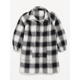 Plaid Utility-Pocket Shirt Dress for Toddler Girls