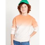 Dip-Dye Crew-Neck Sweatshirt for Boys