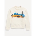 Long-Sleeve Crew-Neck Sweatshirt for Boys Hot Deal