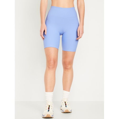 올드네이비 High-Waisted PowerSoft Biker Shorts -- 8-inch inseam