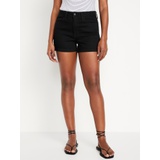 High-Waisted Wow Jean Shorts -- 3-inch inseam Hot Deal