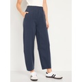 High-Waisted Dynamic Fleece Barrel-Leg Sweatpants