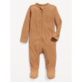 Unisex Sleep & Play 2-Way-Zip Footed One-Piece for Baby