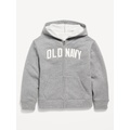 Logo-Graphic Zip-Front Hoodie for Boys