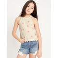 Crochet-Knit Tank Top for Girls