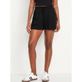 Extra High-Waisted Terry Shorts -- 3-inch inseam