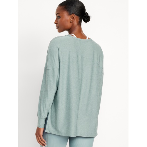 올드네이비 Cloud 94 Soft Long Sleeve Tunic Hot Deal