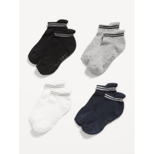올드네이비 Unisex Ankle Socks 4-Pack for Toddler & Baby Hot Deal