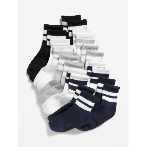 올드네이비 Unisex Crew Socks 10-Pack for Toddler & Baby Hot Deal