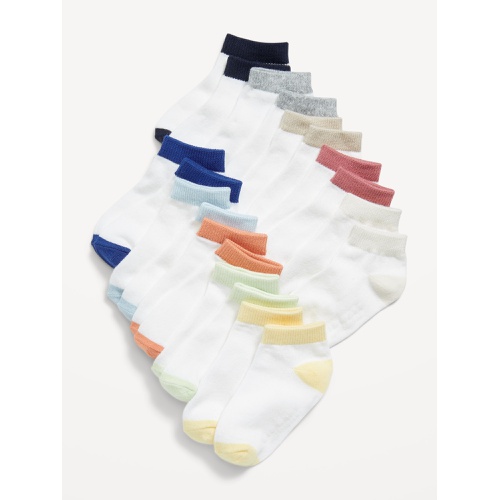올드네이비 Unisex 10-Pack Ankle Socks for Toddler & Baby Hot Deal