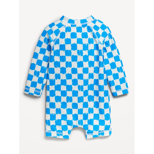 올드네이비 Matching Unisex Printed Swim Rashguard Bodysuit for Baby