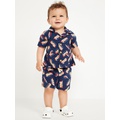 Printed Shirt and Shorts Set for Baby