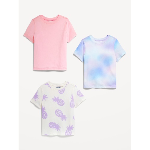 올드네이비 Unisex Solid T-Shirt 3-Pack for Toddler