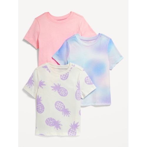 올드네이비 Unisex Solid T-Shirt 3-Pack for Toddler