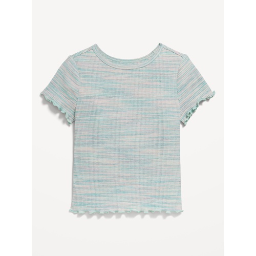 올드네이비 Short-Sleeve Lettuce-Edge T-Shirt for Toddler Girls