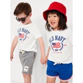 Matching Unisex Short-Sleeve Logo-Graphic T-Shirt for Toddler