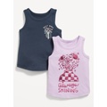 Graphic Tank Top 2-Pack for Toddler Girls