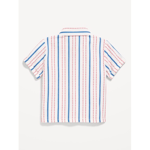 올드네이비 Printed Textured Pocket Shirt for Toddler Boys