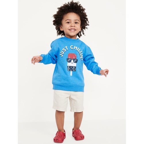 올드네이비 Oversized Crew-Neck Sweatshirt for Toddler Boys