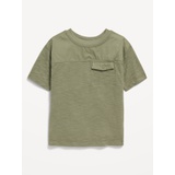 Oversized Flap-Pocket T-Shirt for Toddler Boys