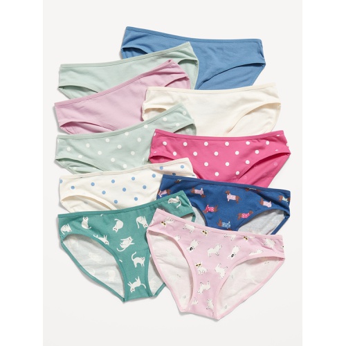 올드네이비 Bikini Underwear 10-Pack for Girls