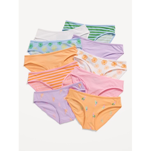 올드네이비 Bikini Underwear 10-Pack for Girls