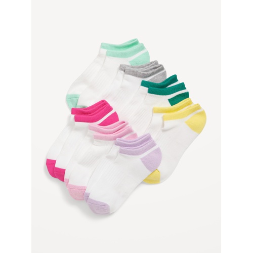 올드네이비 Color-Block Ankle Socks 7-Pack for Girls