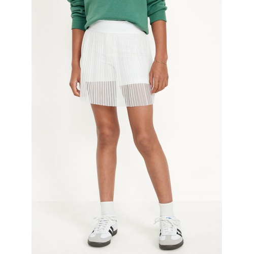 올드네이비 High-Waisted Mesh-Pleated Performance Skort for Girls