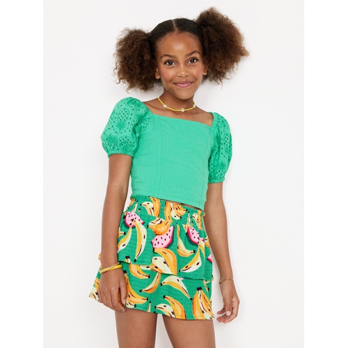 올드네이비 Printed Crinkled Tiered Skort for Girls