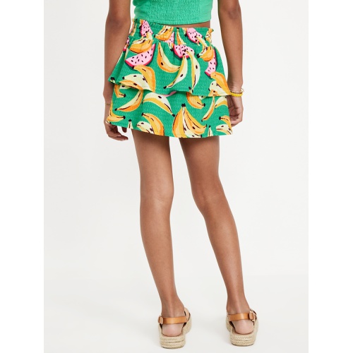 올드네이비 Printed Crinkled Tiered Skort for Girls