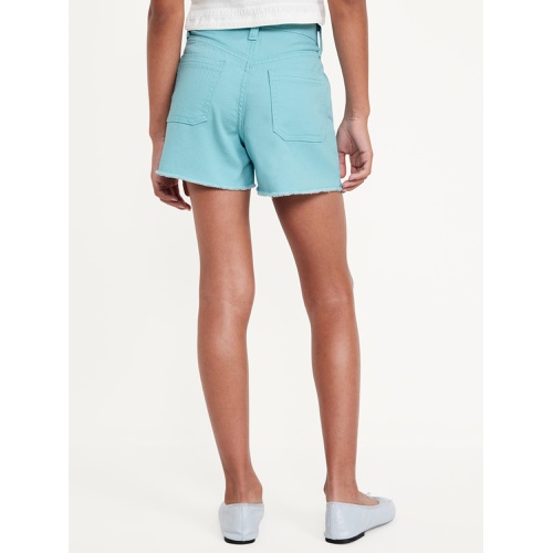 올드네이비 High-Waisted Pocket Frayed-Hem Shorts for Girls Hot Deal
