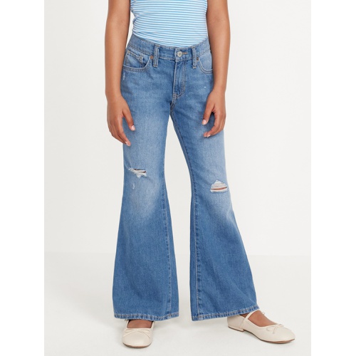 올드네이비 High-Waisted Super Baggy Flare Jeans for Girls