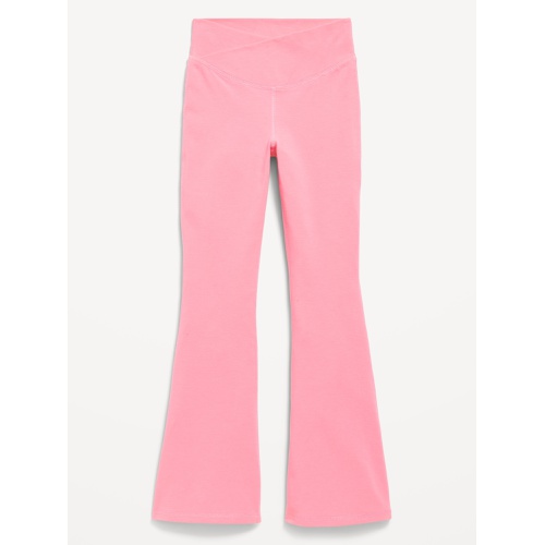 올드네이비 High-Waisted PowerChill Crossover Flared Leggings for Girls