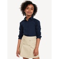 School Uniform Long-Sleeve Shirt for Girls