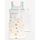 Fitted Tank Top 3-Pack for Girls