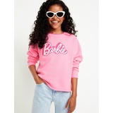 Licensed Pop Culture Graphic Crew-Neck Sweatshirt for Girls