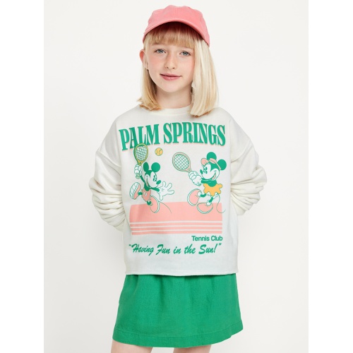올드네이비 Licensed Pop Culture Graphic Crew-Neck Sweatshirt for Girls
