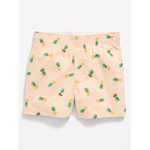 올드네이비 Poplin Printed Boxer Shorts for Boys