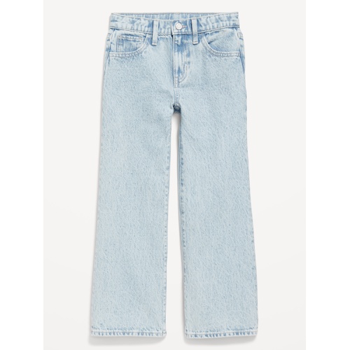 올드네이비 High-Waisted Baggy Wide-Leg Jeans for Girls Hot Deal