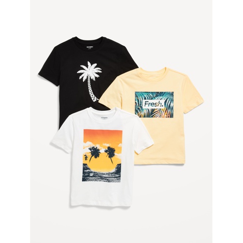 올드네이비 Short-Sleeve Graphic T-Shirt 3-Pack for Boys