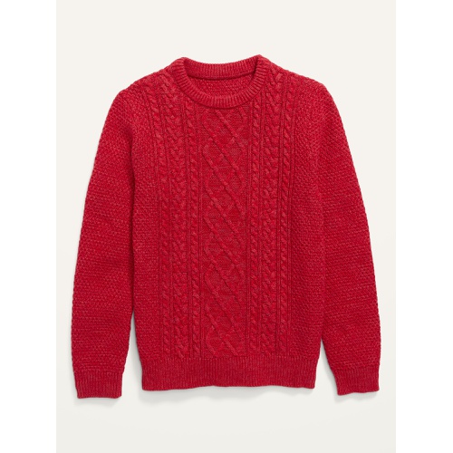 올드네이비 Cable-Knit Crew-Neck Sweater for Boys