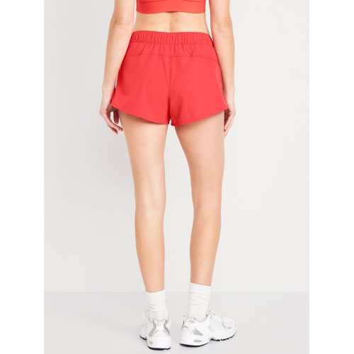 올드네이비 Mid-Rise StretchTech Run Shorts -- 3-inch inseam